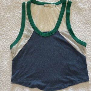 Urban Outfitters Truly Madly Deeply Green and Blue Tank Top XS